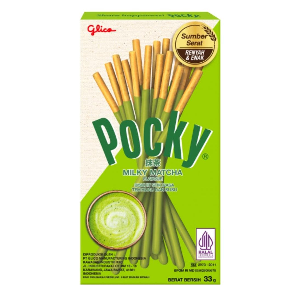 Glico Pocky Biscuit Sticks (Milky Matcha Flavour)