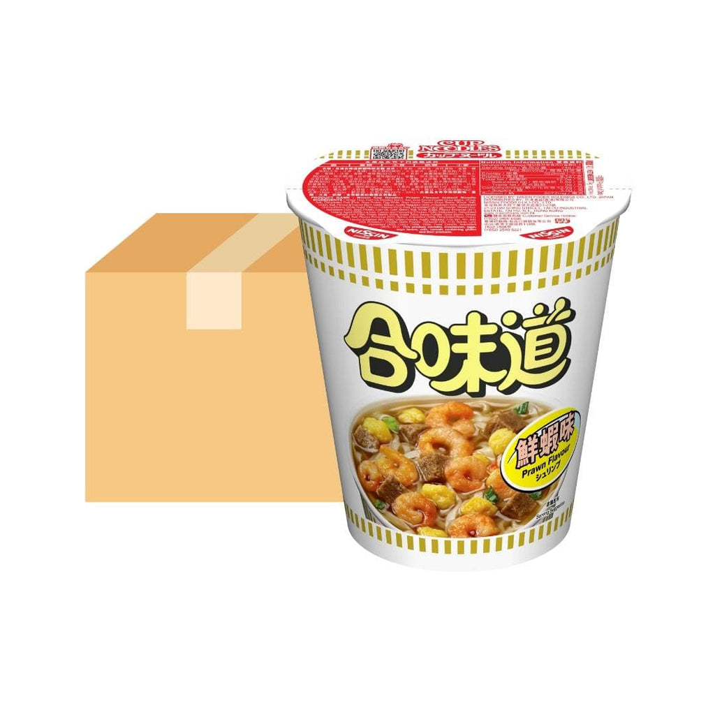 Nissin Cup Noodle (Prawn Flavour) (Case of 24) 合味道 鮮蝦味杯麵 (24杯)