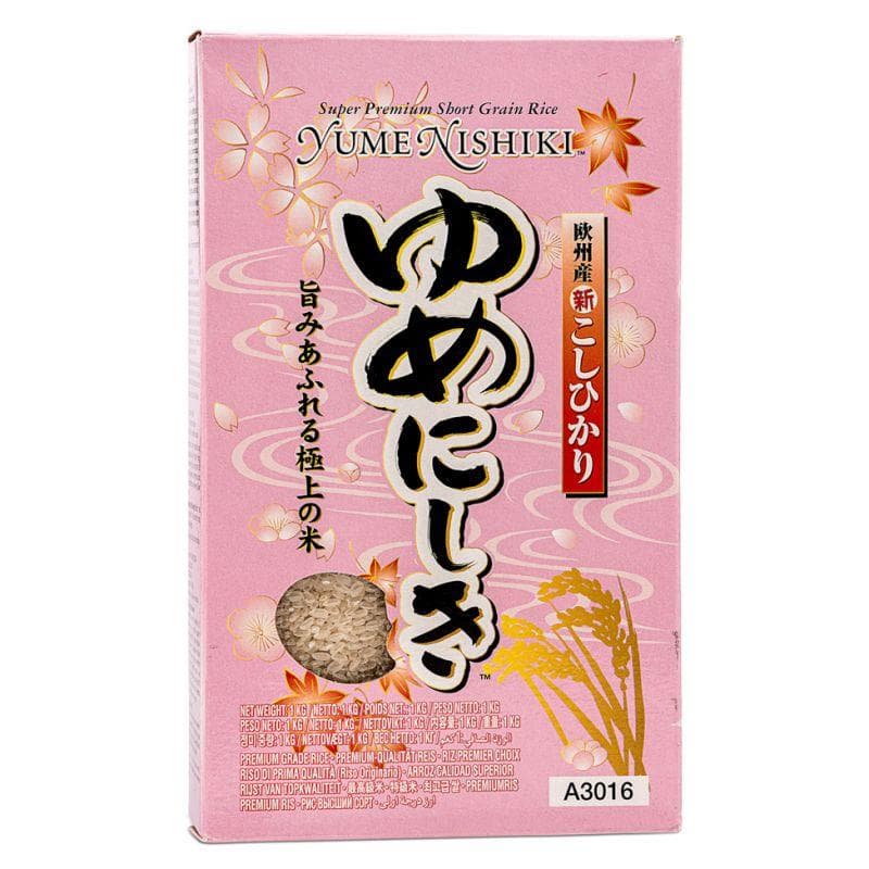 Yume Nishiki Super Premium Short Grain Rice ゆめにしき 1kg