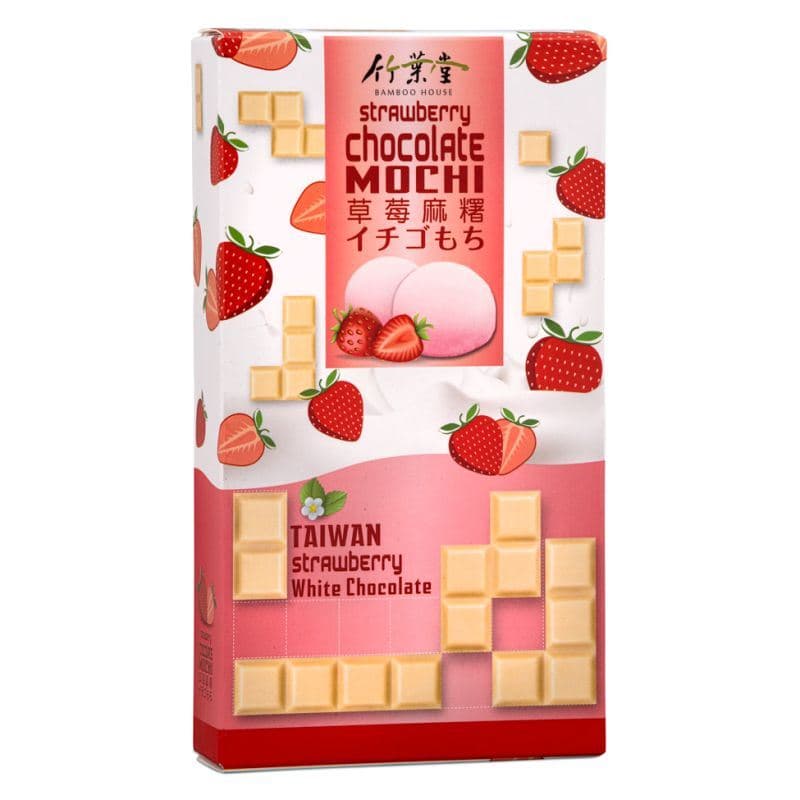 Bamboo House Strawberry White Chocolate Mochi 竹葉堂 草莓麻薯