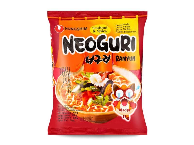 Nongshim Neoguri Ramyun Noodle (Seafood & Spicy) 너구리