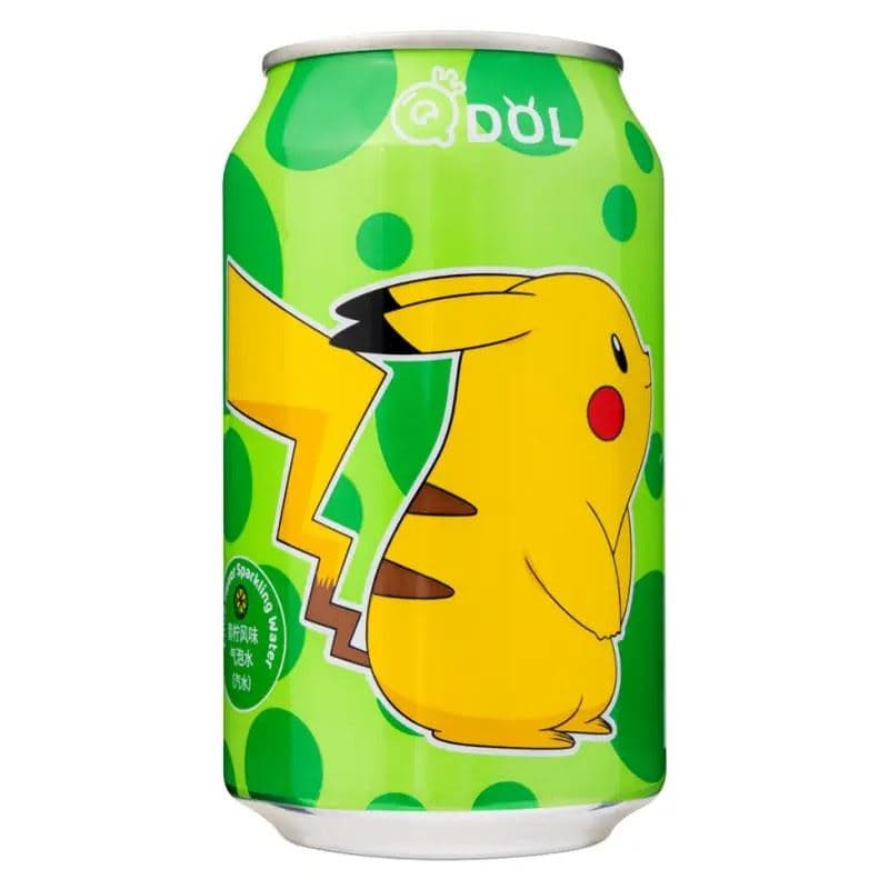 QDOL Pokemon Sparkling Water (Lime Flavor) (Random Character) 寶可夢 青檸風味氣泡水 (隨機角色)