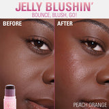 Revolution Jelly Blush Stick Lip Cheek Stain Peach Orange