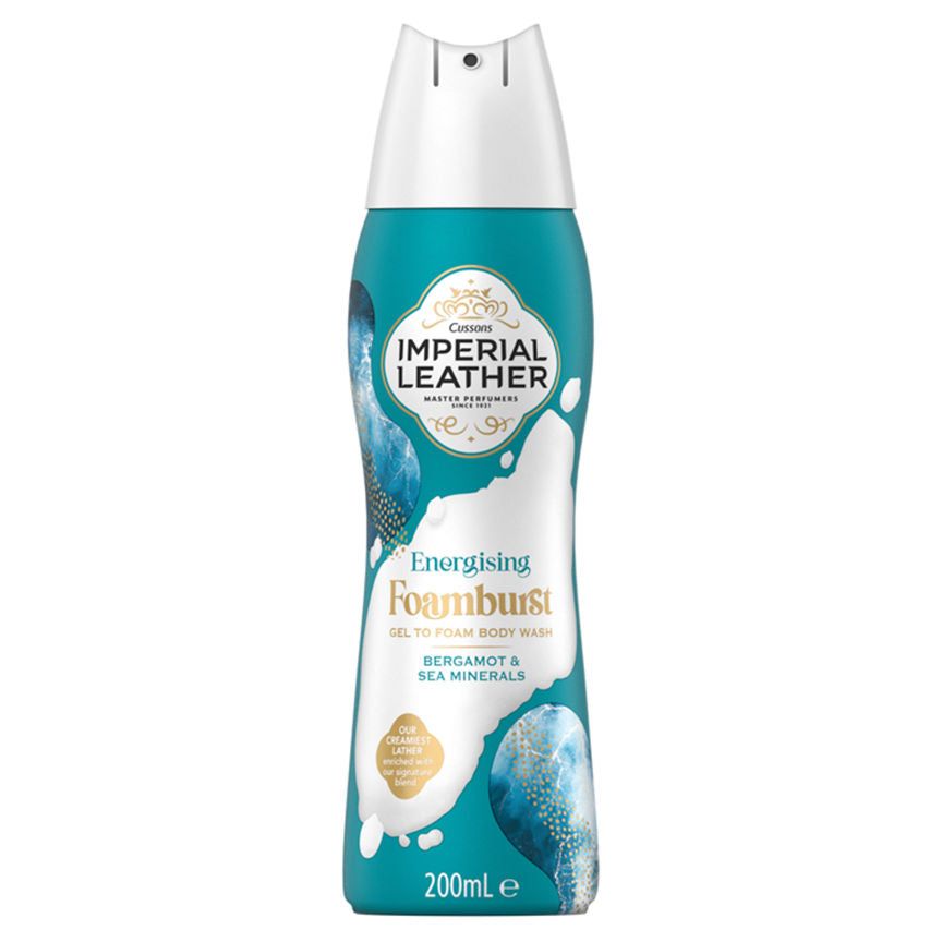 Imperial Leather Energising Foamburst Gel to Foam Body Wash Bergamot &amp;amp; Sea Minerals