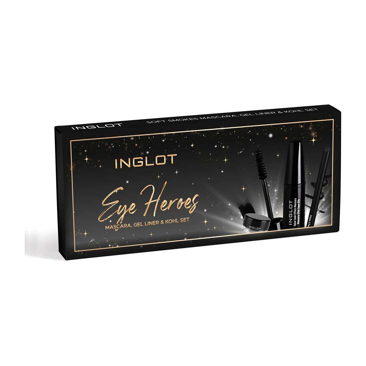 Inglot Eye Heroes Mascara, Gel Liner &amp;amp; Kohl Set
