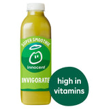 innocent Invigorate Kiwi, Cucumber, Apple &amp;amp; Matcha Super Smoothie with Vitamins 750ml