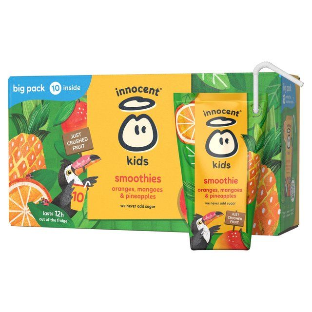 Innocent Kids Smoothie Oranges Mangoes &amp;amp; Pineapples Big Pack   10 x 150ml