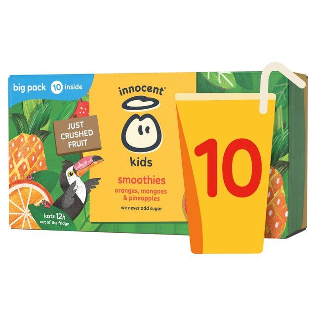 Innocent Kids Smoothie Oranges Mangoes &amp;amp; Pineapples Big Pack   10 x 150ml
