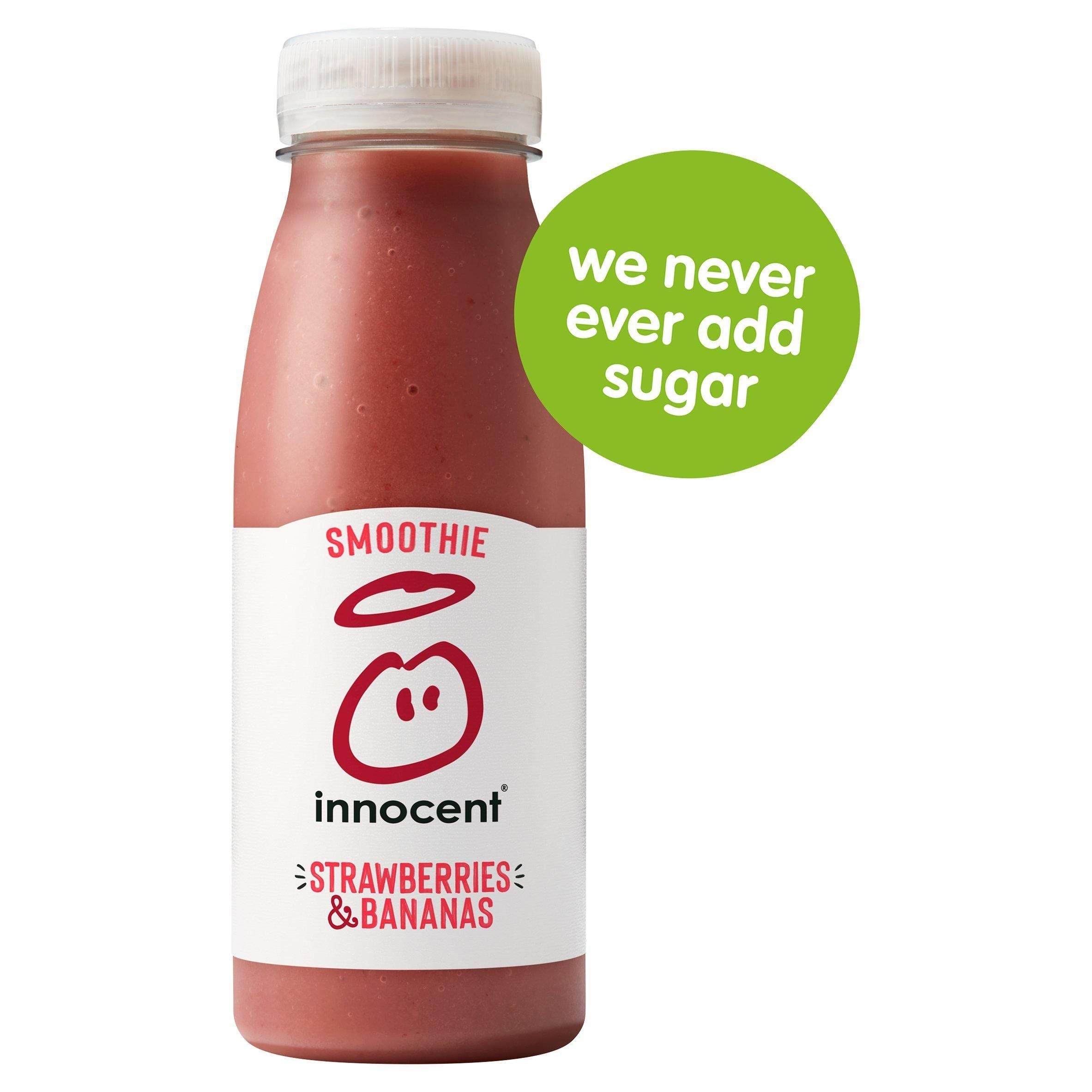 innocent Strawberries &amp;amp; Bananas Smoothie 250ml