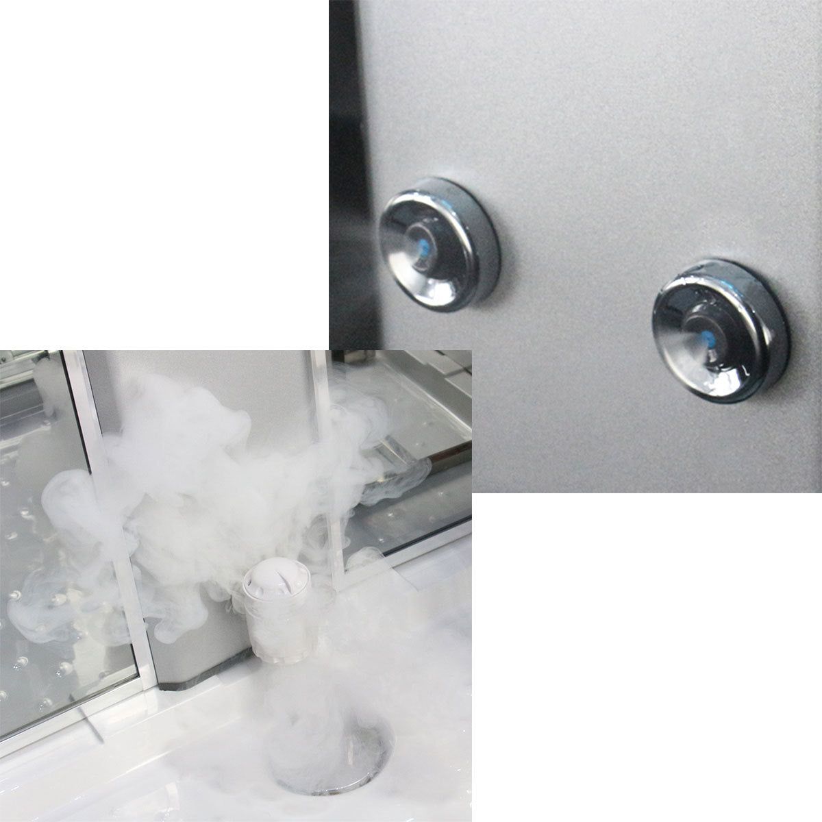 Insignia Diamond 1150 x 850mm Rectangular Steam Shower in 2 Colours