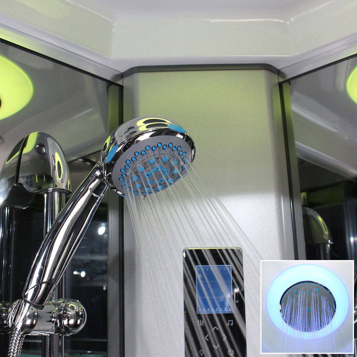 Insignia Diamond 900mm Quadrant Steam Shower in 2 Colours