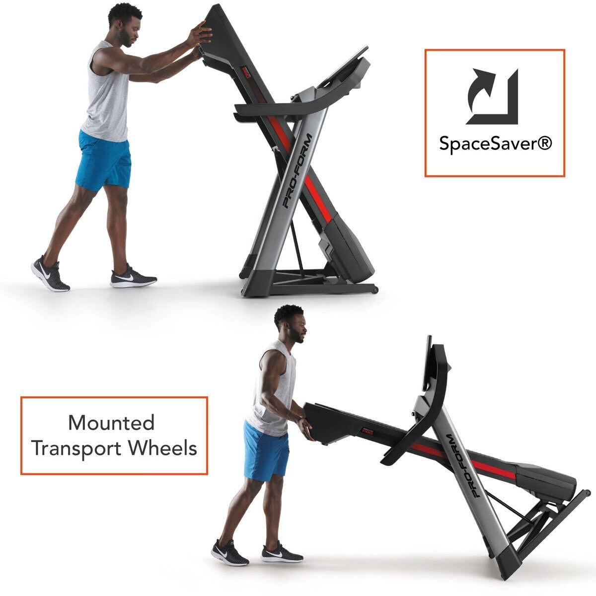 Installed ProForm Pro 2000 Folding Treadmill