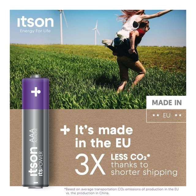itson Itspower 10 AAA Alkaline Battery   10 per pack