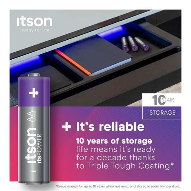 itson Itspower 8 AA Alkaline Battery   8 per pack