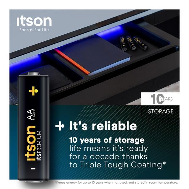 itson Itspremium 10 AA Alkaline Battery   10 per pack