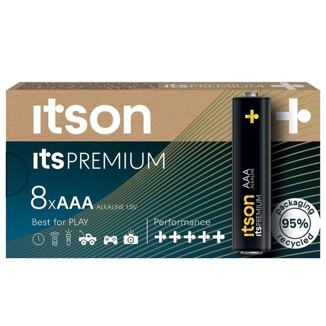 itson Itspremium 8 AAA Alkaline Battery   8 per pack