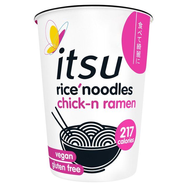 itsu chick-n ramen rice noodles cup   64g