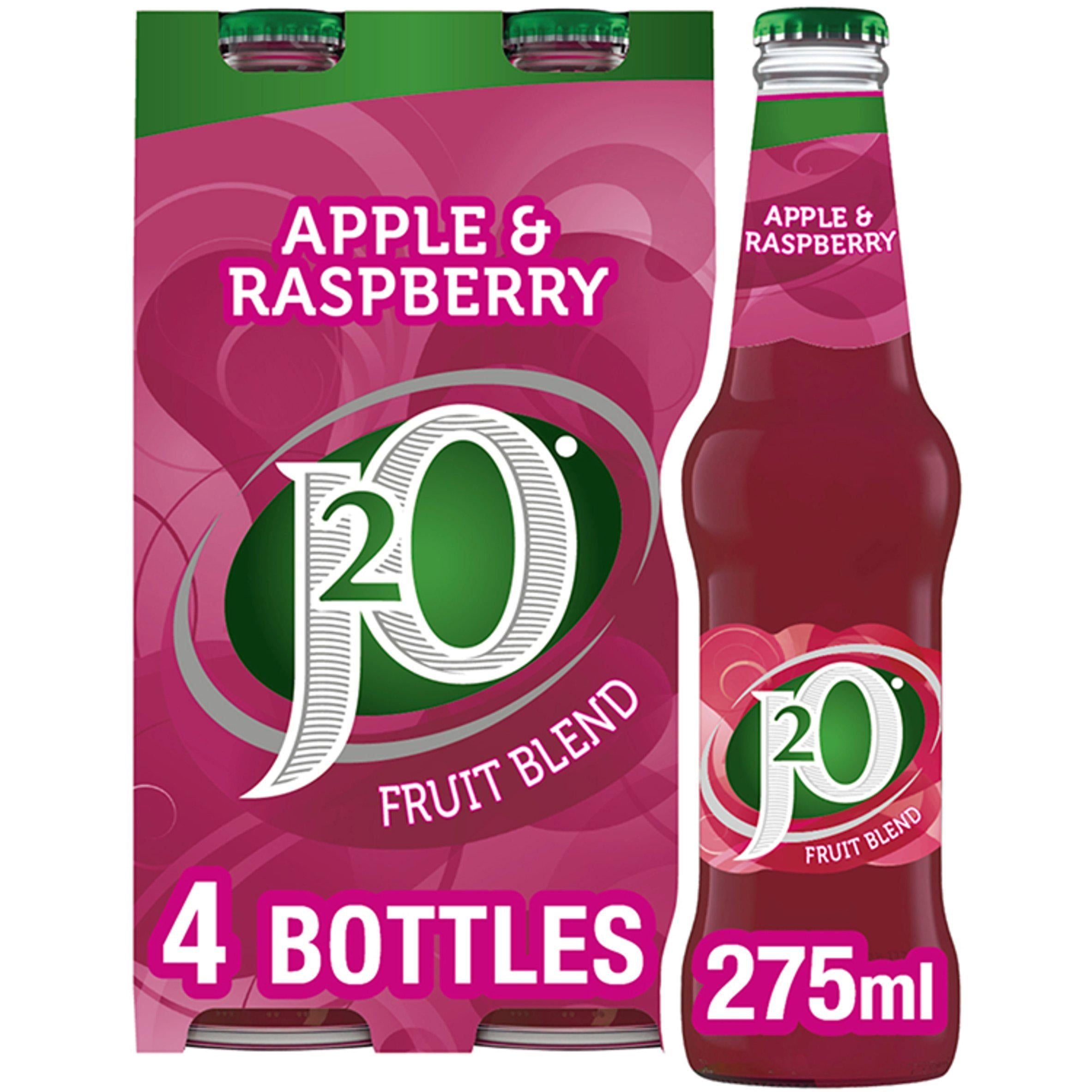 J2O Apple &amp;amp; Raspberry 4x275ml