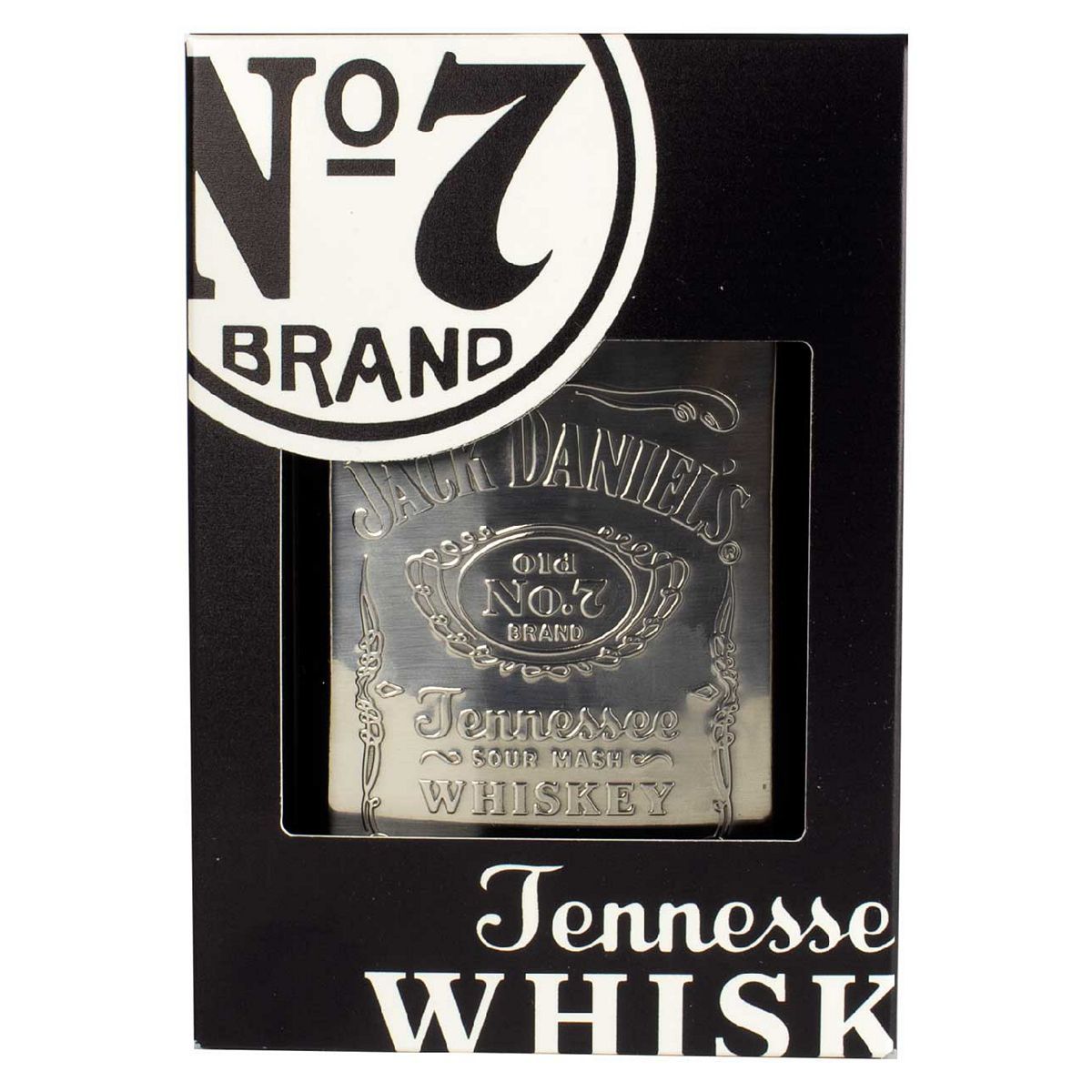 Jack Daniel's 6oz Stainless Steel Hipflask