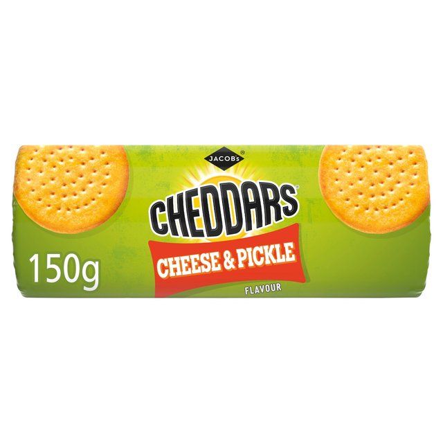 Jacob's Cheddars Cheese &amp;amp; Pickle Crackers   150g