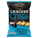Jacob's Cracker Crisps Sea Salt &amp;amp; Balsamic Vinegar   150g