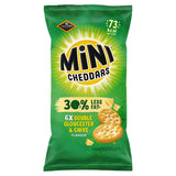 Jacobs Mini Cheddars 30% Less Fat Double Gloucester &amp;amp; Chive Baked Snacks Multipack 6x17g