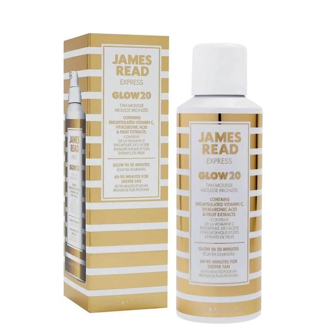 James Read Glow20 Instant Tan Mousse for the Body Light to Medium Tone   200ml