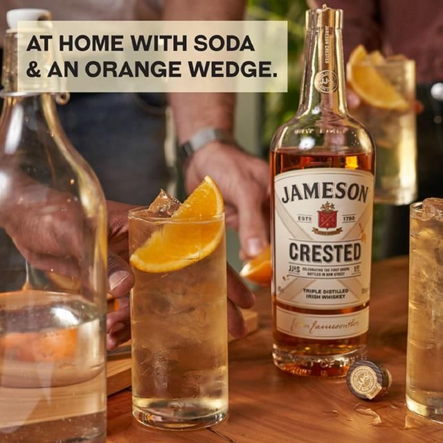 Jameson Crested Triple Distilled Blended Irish Whiskey   70cl