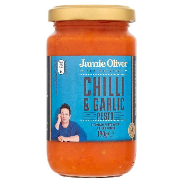 Jamie Oliver Chilli &amp;amp; Garlic Pesto   190g