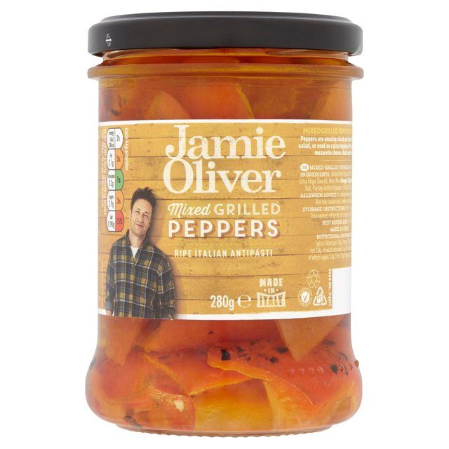 Jamie Oliver Grilled Peppers Antipasti   280g