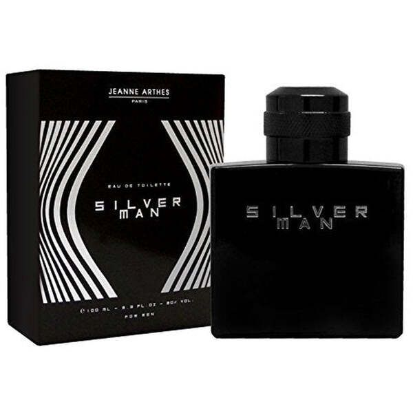 Jeanne Arthes Silver Man Eau de Toilette 100ml Spray