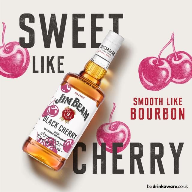 Jim Beam Black Cherry Kentucky Bourbon Whiskey   70cl