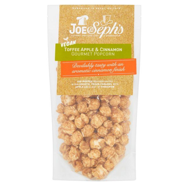 Joe & Seph's Popcorn Vegan Toffee Apple & Cinnamon   80g