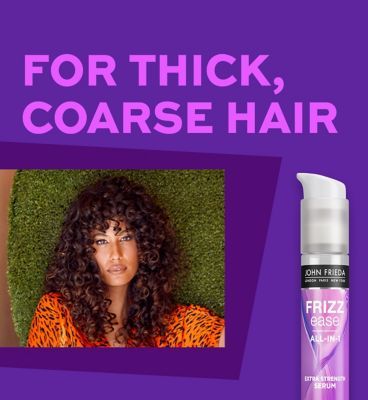 John Frieda Frizz Ease All-in-1 Extra Strength Serum 50ml for Thick Hair