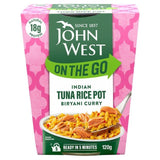 John West On The Go Indian Biryani Curry Tuna Rice Pot   120g