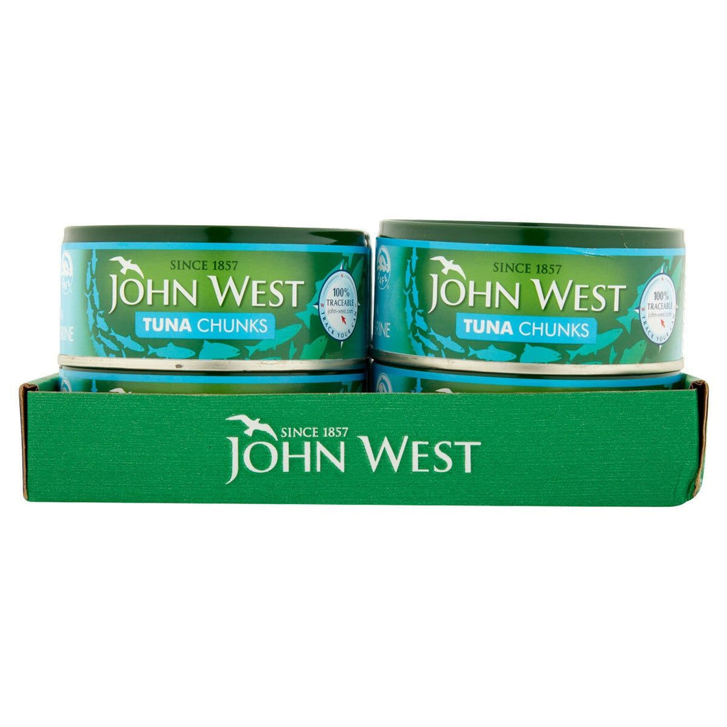John West Tuna Chunks in Brine, 12 x 145g