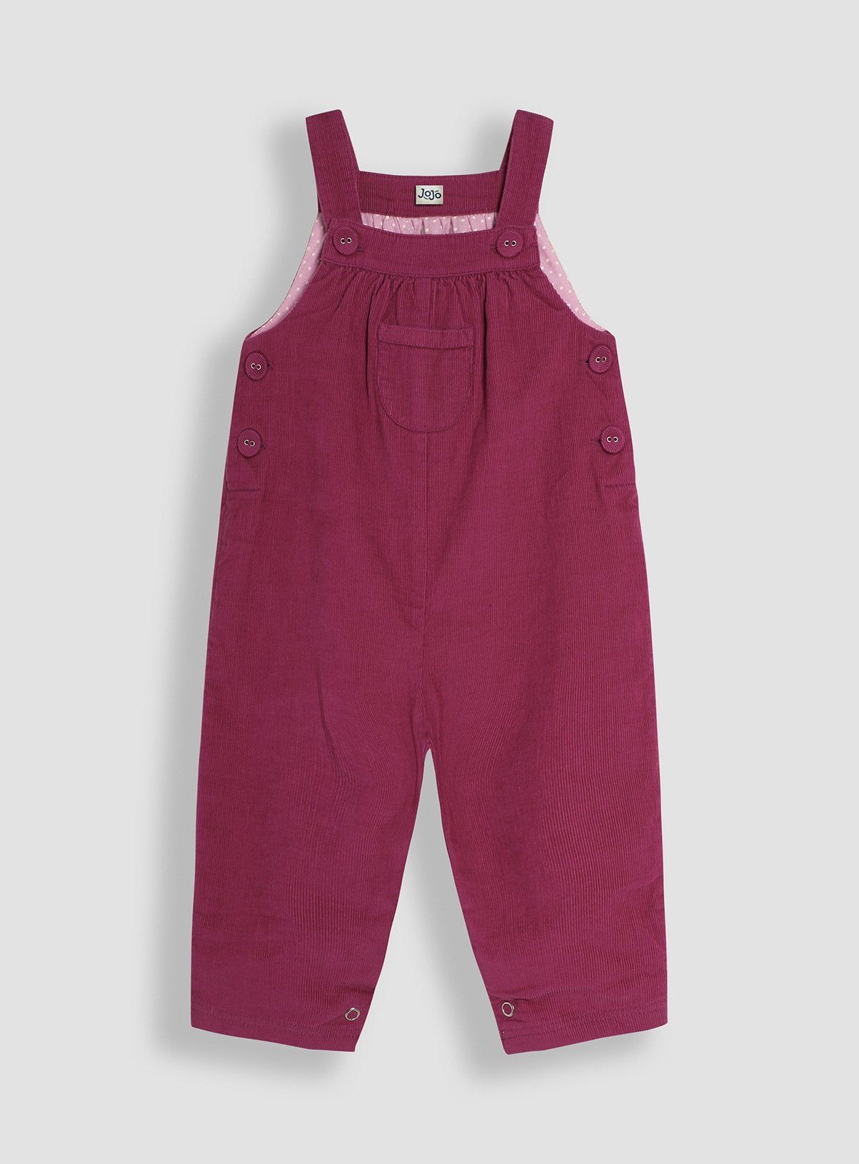 JOJO MAMAN B&amp;Eacute;B&amp;Eacute; Classic Cord Dungarees Up To 3 mths