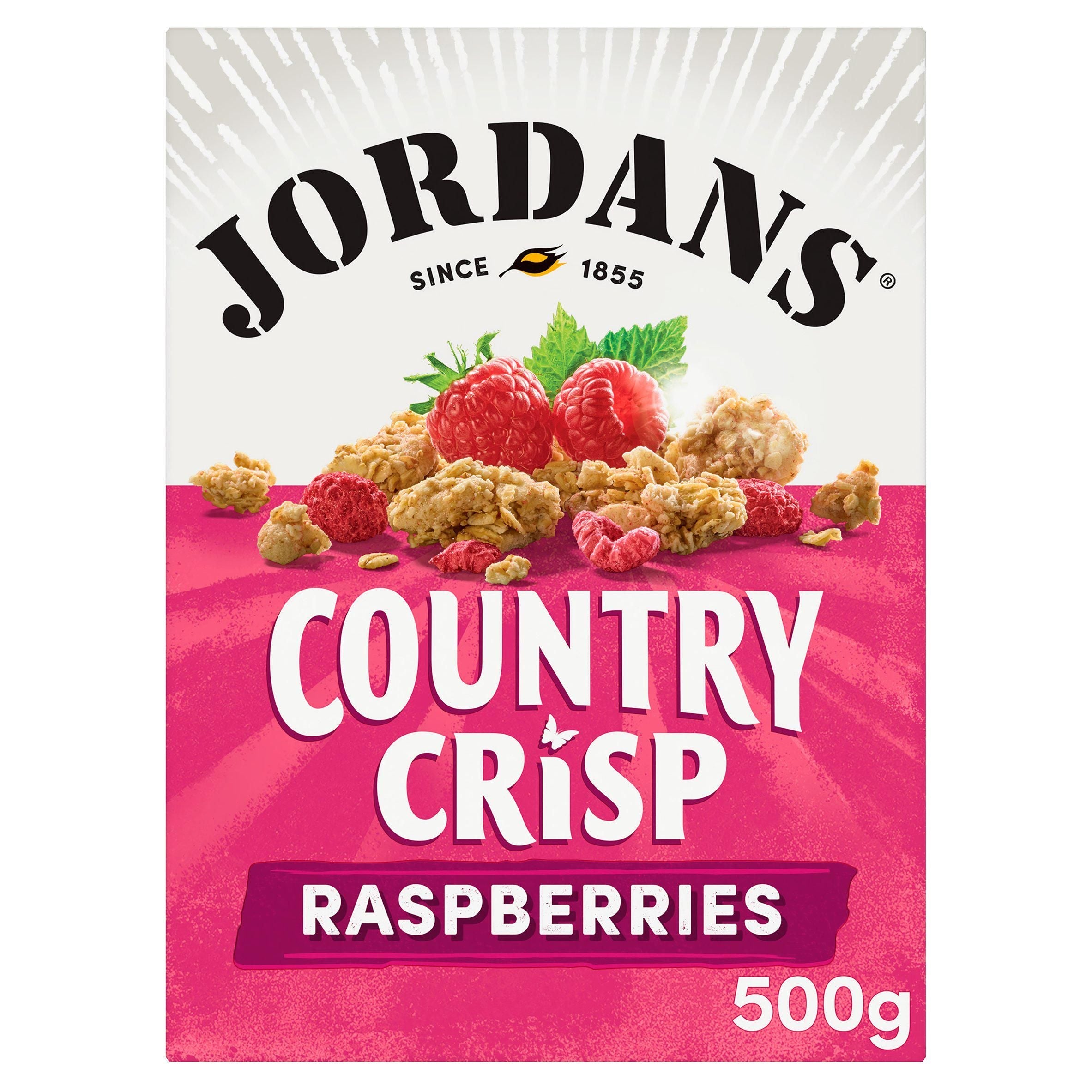 Jordans Country Crisp Breakfast Cereal with Raspberries 500g