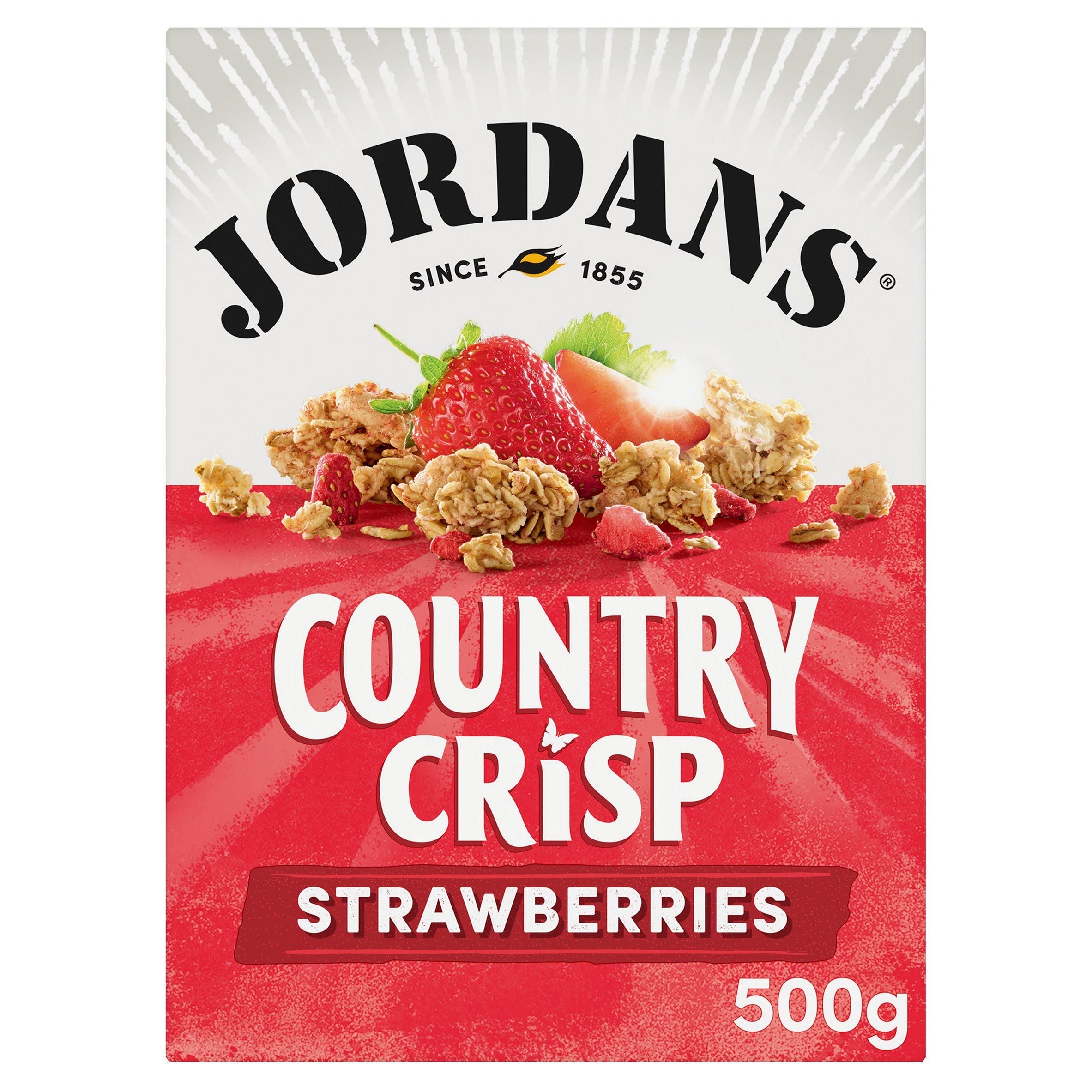 Jordans Country Crisp Breakfast Cereal with Sun Ripe Strawberries 500g