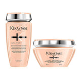 K&amp;eacute;rastase Curl Manifesto Shampoo and Hair Mask Duo for Curly and Coily Hair, With Manuka Honey and Ceramide