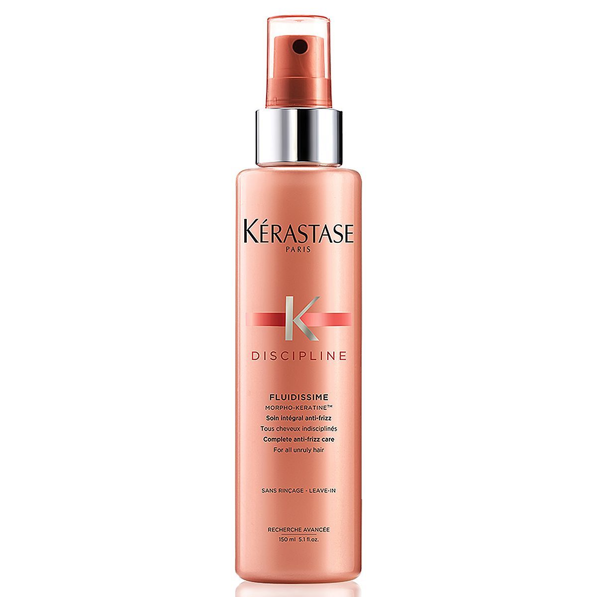 K&amp;eacute;rastase Discipline, Anti-Frizz Holding Spray, For Unruly Hair, With Unique Thermo-protective Agents, Fluidissime, 150ml