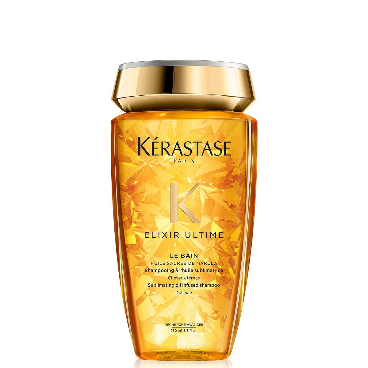 K&amp;eacute;rastase Elixir Ultime, Oil-infused Shine Shampoo, For Dull Hair, With 5 Precious Oils, Elixir Ultime Bain, 250ml