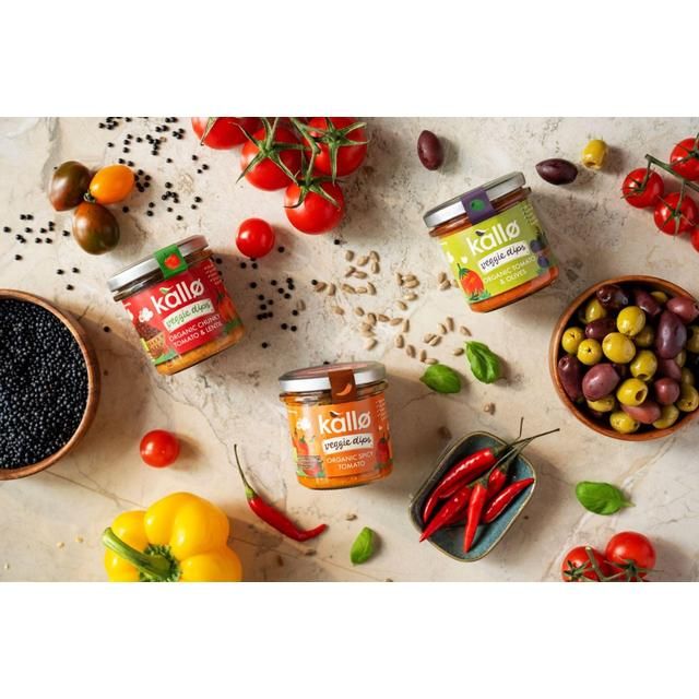 Kallo Veggie Dips Organic Tomato &amp;amp; Olive   135g