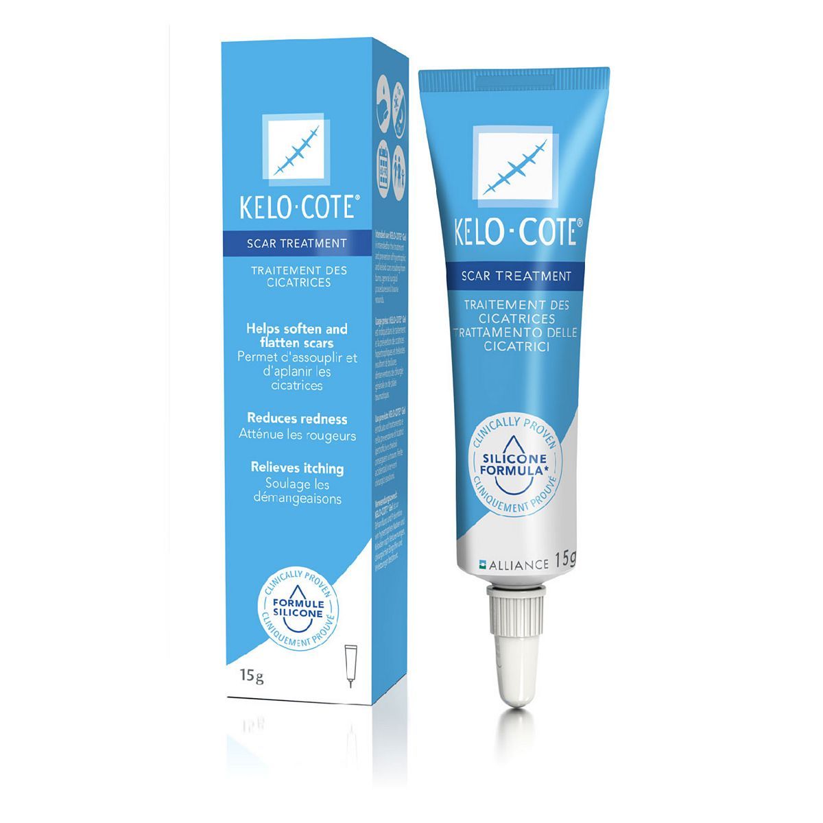 Kelo-Cote Scar Treatment Gel &amp;ndash; 15g &amp;ndash; Clinically proven advanced silicone formula