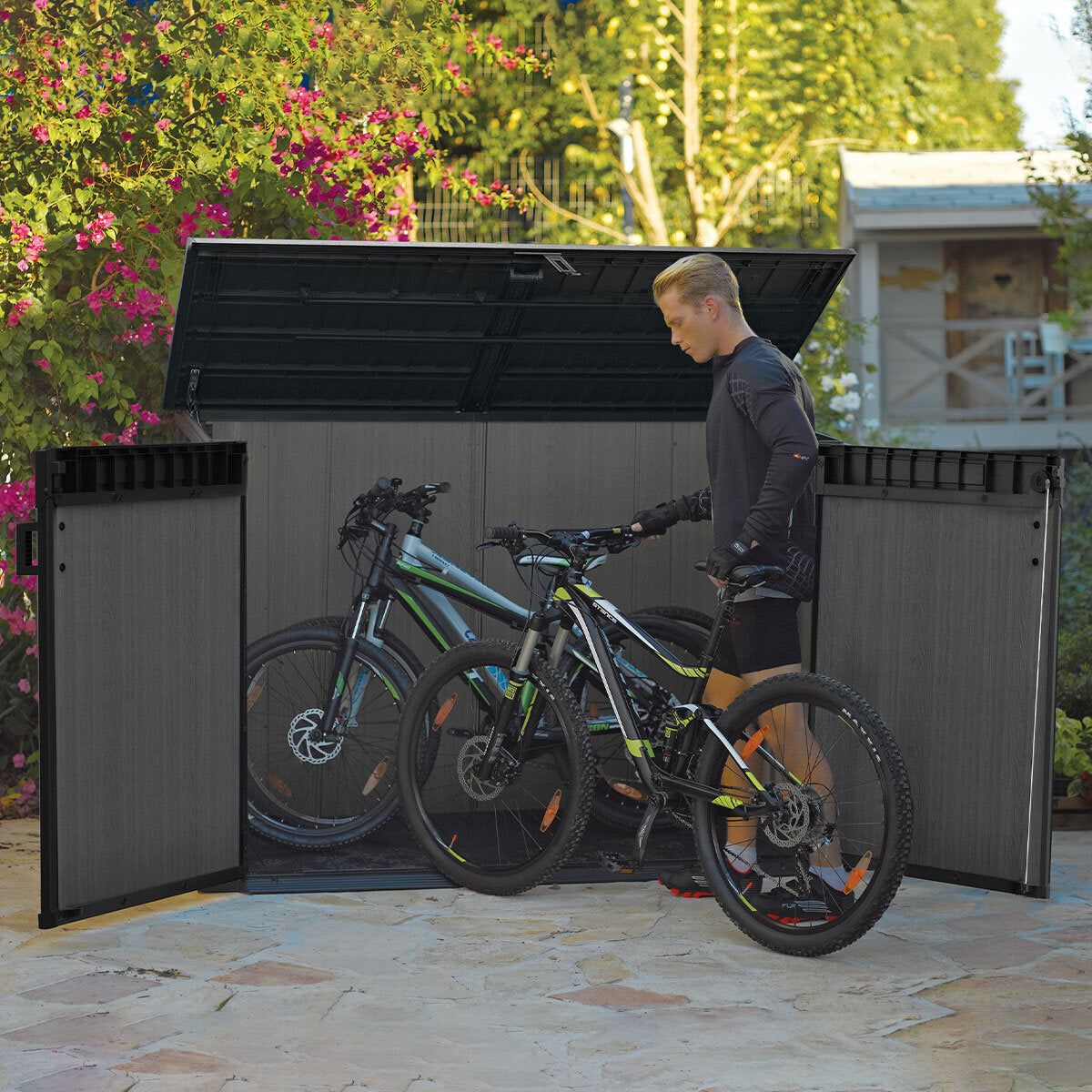 Keter Cortina Mega Store 6ft 3&amp;quot; x 3ft 7&amp;quot; (1.9 x 1.1m) Horizontal 2,020 Litre Storage Shed