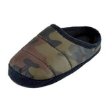 Kids Camo Puffer Slippers (9-10)
