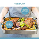 Kitchen Craft Stainless Steel Roaster With Rack