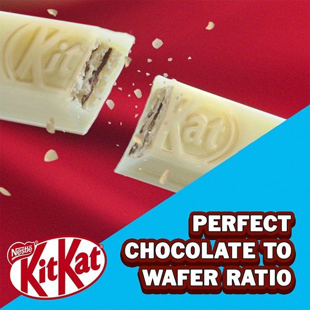 KitKat 2 Finger White Chocolate Biscuit Bar Multipack   9 x 20.7g