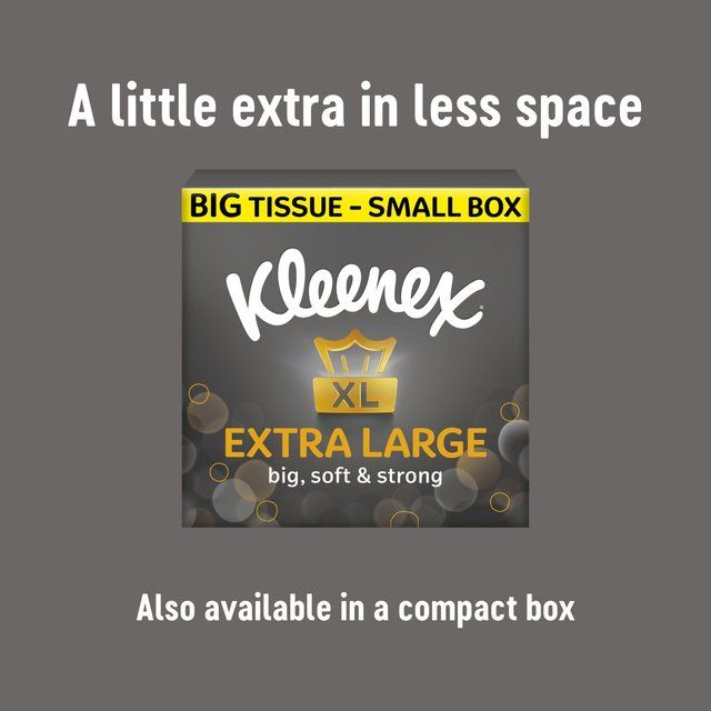 Kleenex Extra Large Facial Tissues - Twin Box   2 x 90 per pack