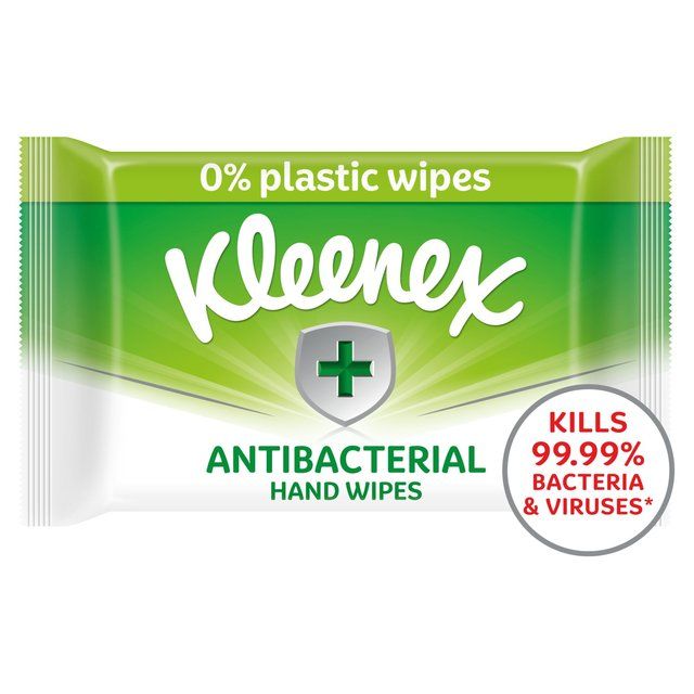 Kleenex Water Fresh Hand &amp;amp; Face Antibacterial Wipes   36 per pack